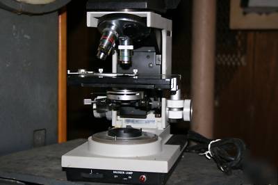Bausch & lomb bi-nocular microscope, halogen, 110 volts
