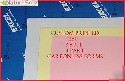 Custom printed mead carbonless ncr paper invoice forms