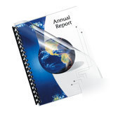 Fellowes CRC52309: transparent pvc covers,11.25