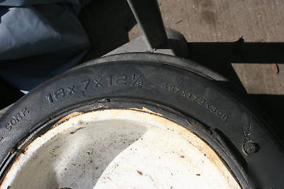 Forklift tire & wheel monarch industrial 18 x 7 x 12 1