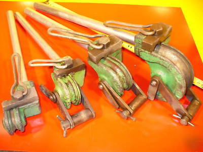Greenlee tube pipe benders - electrical contractor tool