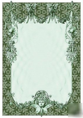 Hand-worked ready-made forms with engravings