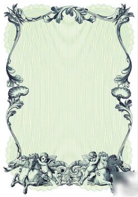 Hand-worked ready-made forms with engravings
