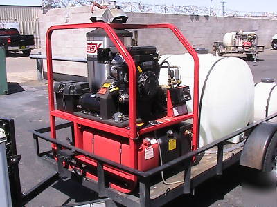 Hotsy hot water pressure WASHER1260SSG trailer 3000 psi