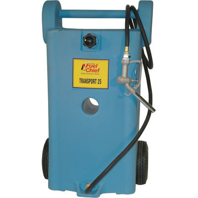 Johndow fuel chief gas caddy poly kerosene, 25 gal blue