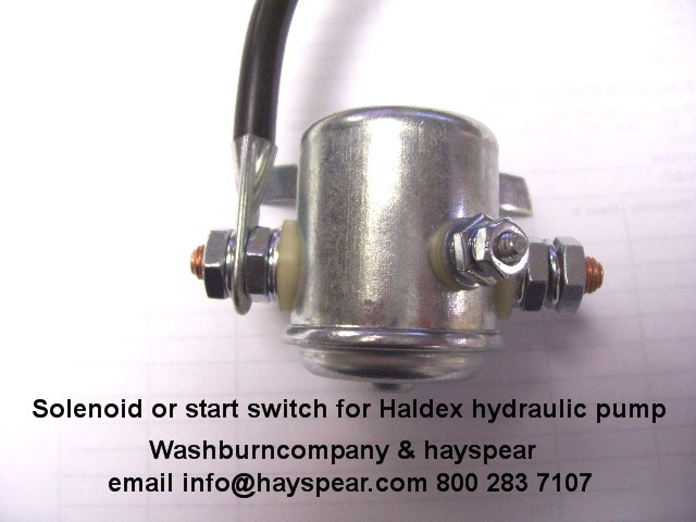 Jsb Barnes Haldex 12 Volt Hydraulic Pump Solenoid 12 V