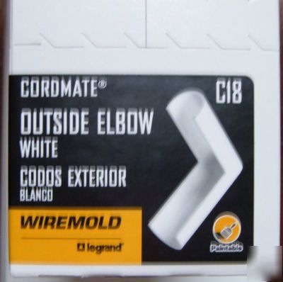 Lot 20 wiremold couplings C18 outside elbow 90 degrees