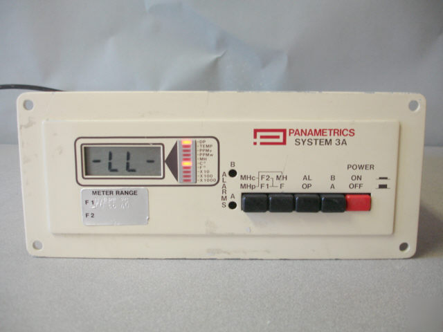Panametrics system 3A hygrometer moisture analyzer