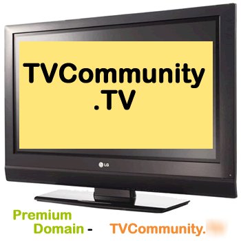 Premium website domain name tvcommunity.tv