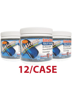Quickscents plus toilet treatment packets- case