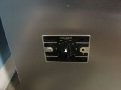 Silver king two head refrigerated milk dispenser w/legs