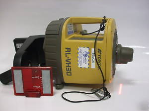 Topcon rl-VH3D visible beam rotating laser vgcond.