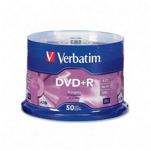 Verbatim 95037 -50PK dvd+r 16X 4.7GB bran
