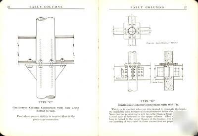 1926 handbook of lally conrete filled steel columns 