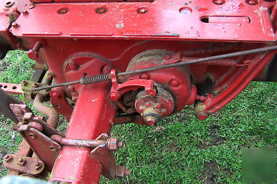 1952 farmall super c tractor cultivator & sidedresser