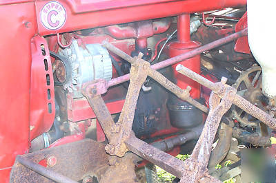 1952 farmall super c tractor cultivator & sidedresser