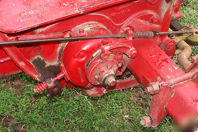 1952 farmall super c tractor cultivator & sidedresser