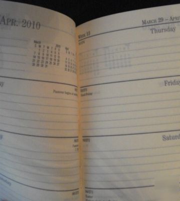 2010 at a glance fine diary twoyear monthly planner