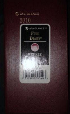  2010 at a glance fine diary twoyear monthly planner