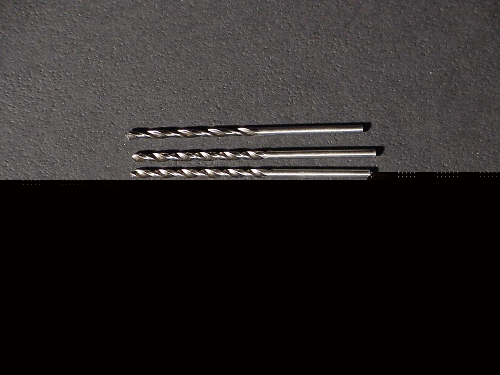 6 aircraft drill bits #40 2 1/4