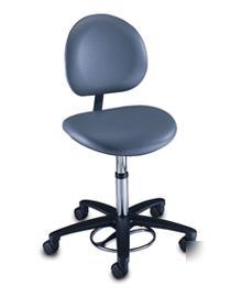 Brewer millennium foot operated surgeon stool, w/