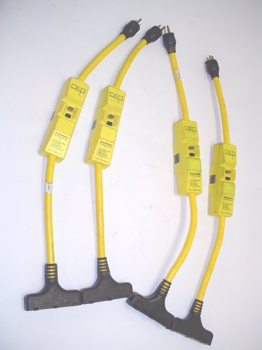 Cep lot 4 gfci ground fault interrupter 3-plug outlet