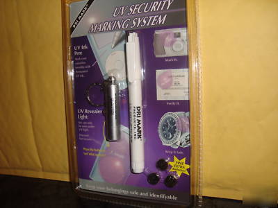 Dri mark uv security marking system * uv pen & uv light