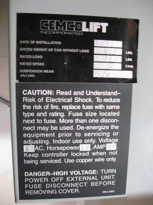 Euc cemco home lift elevator three 3 stop 