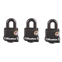 Master lock keyed alike laminated steel padlock with bl