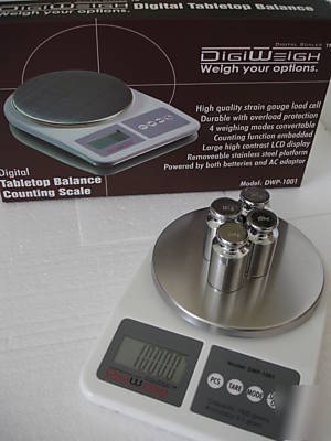 New 1200 x 0.1 g digital lab scale-powder chemical test