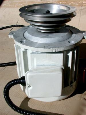 New brand step pulley milling head 3HP motor assembly