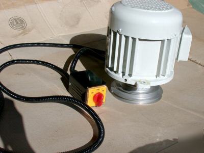 New brand step pulley milling head 3HP motor assembly
