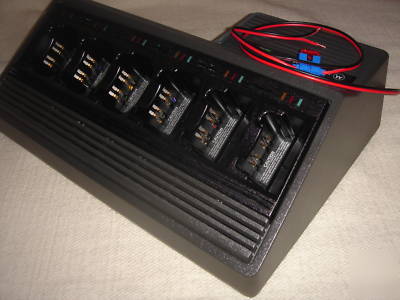 New motorola GP900 HT1000 six way multicharger NTN1177E 
