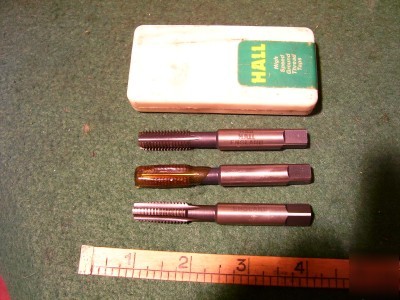 Set M10 x 1.5 metric hss taps by hall england vgc tool