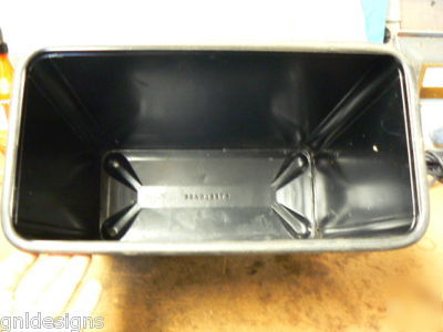 Steelcase heavy duty waste paper basket trash can nice 