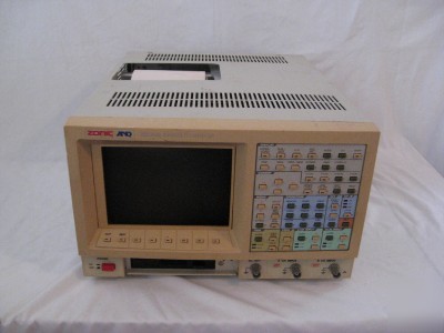 Zonic and 3525 dual channel fft analyzer as-is