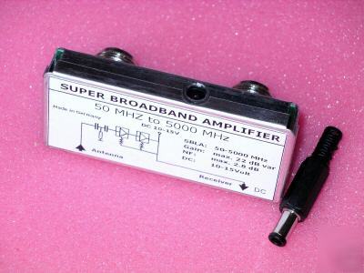  lna broadband 5 ghz 20DB var. gain amplifier scanner