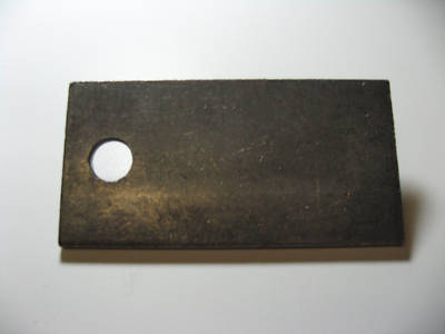 (10) pcs. 7GA. steel base plate - 1 5/8