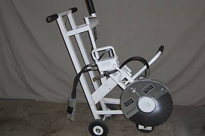 3 hydraulic portable tools, saw, breaker, compressor