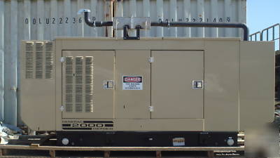 50KW generac diesel generator, sound proof enclosure