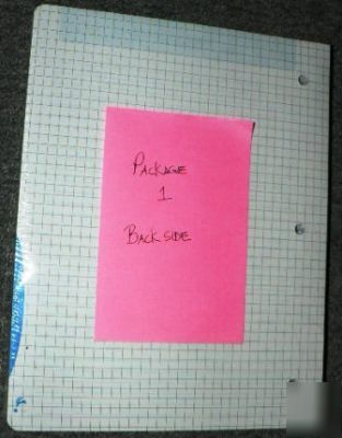 600 sheets color-coded filler paper & quad/graph paper