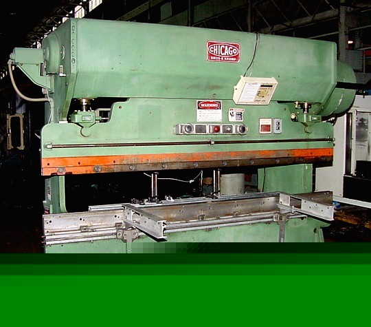 90 ton x 10' chicago dreis & krump press brake w/cnc bg
