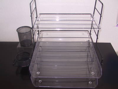 Acrylic pastry bakery tray donut bread display 