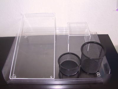 Acrylic pastry bakery tray donut bread display 