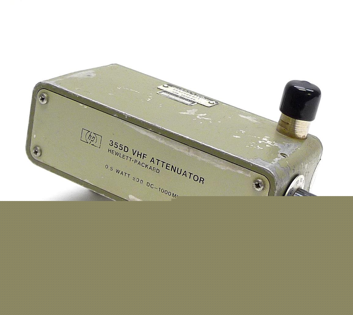 Hp agilent 355D dc-1000MHZ 10DB vhf step attenuator