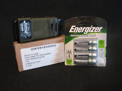 MS2000 military strobe light distress marker w/4PK aa