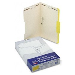 New colored folders with 2 embossed fasteners, legal...