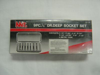 New mit 9 pc 1/4