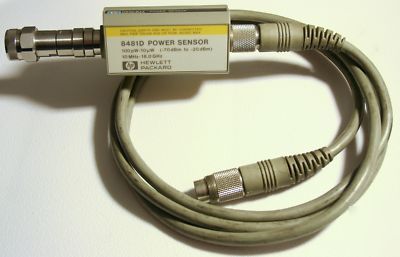 Hp 8481D 10MHZ-18GHZ power sensor w/ cable works