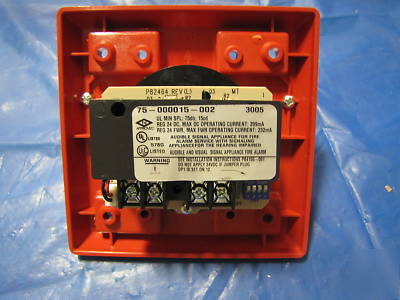 Kidde-fenwal 75-000015-002 multitone with strobe - red
